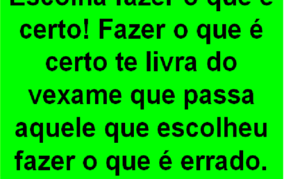 Conselho do dia 11/06/2018