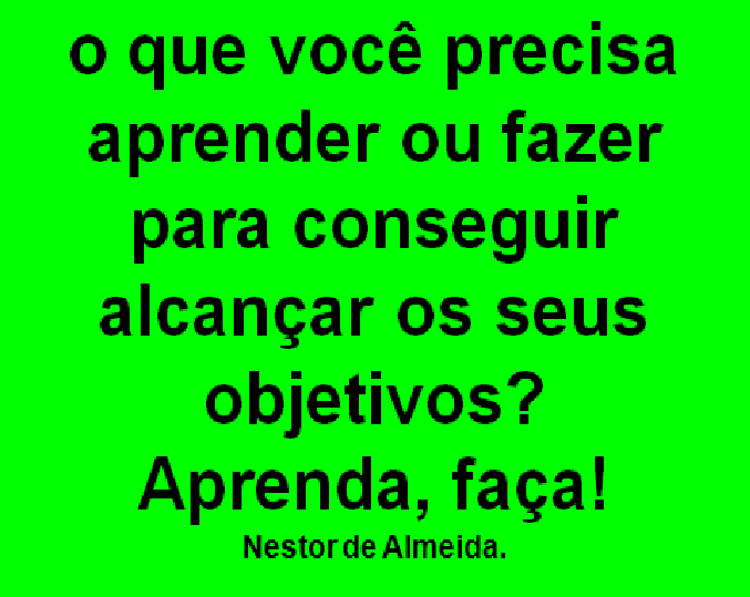 DICA DE SUCESSO! 02/10/2017