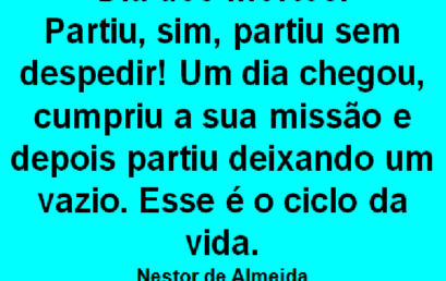 PARA REFLETIR! DIA 02/11/2017