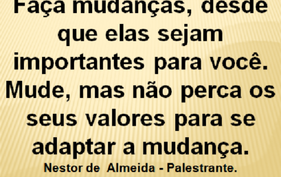 DICA DE COMPORTAMENTO DO DIA 30/11/2017