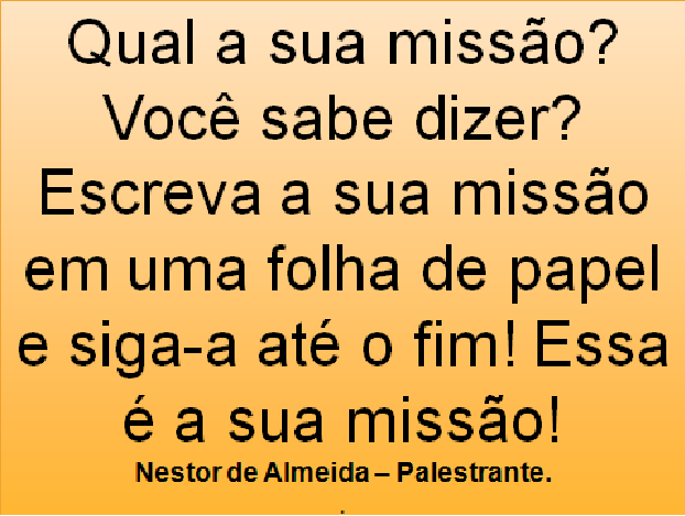 DICA DE SUCESSO DO DIA 24/11/2017