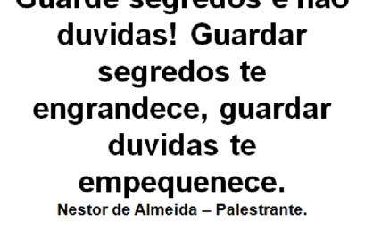 DICA DO DIA 20/11/2017