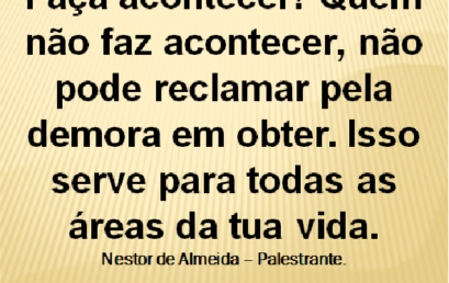 DICA DO DIA 29/12/2017