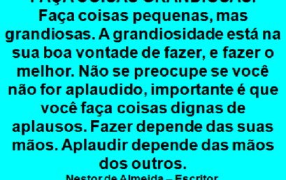 CONSELHO DO DIA 12/12/2017