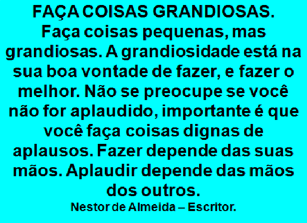 CONSELHO DO DIA 12/12/2017