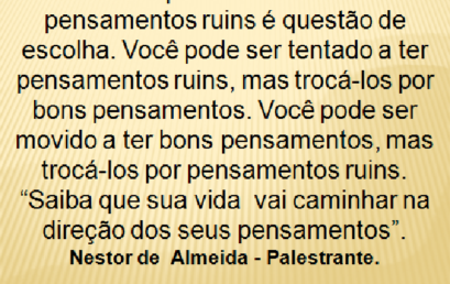 DICA DE SUCESSO DO DIA 04/12/2017