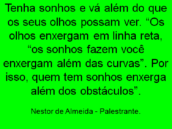 DICA DE SUCESSO DO DIA 21/12/2017