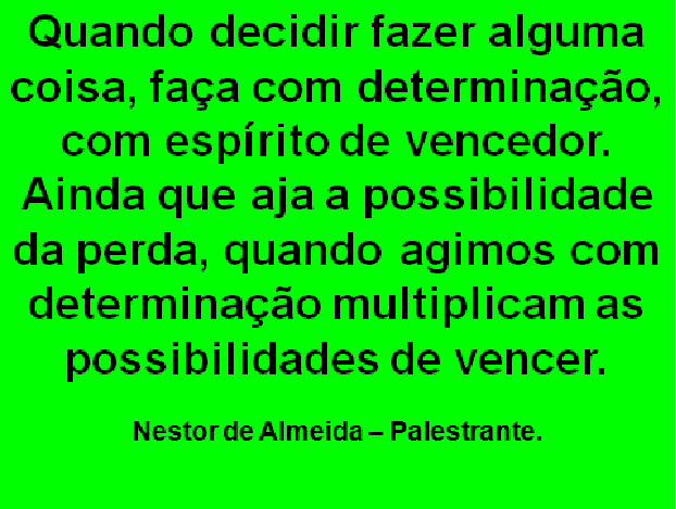 DICA DO DIA 01/12/2017
