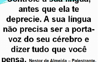 DICA DO DIA 20/01/2018