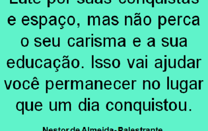 CONSELHO DO DIA 24/01/2018