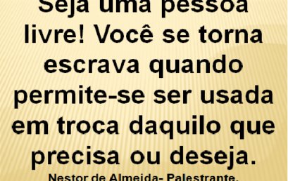 DICA DE SUCESSO DO DIA 10/01/2018