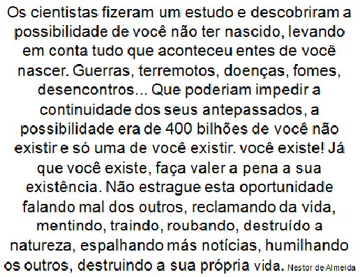 DICA DO DIA 12/01/2018