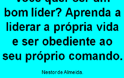 Dica de liderança do dia 21/03/2018