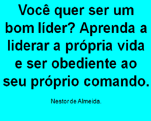 Dica de liderança do dia 21/03/2018