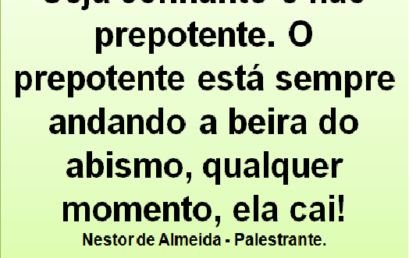 Dica do dia 24/03/2018