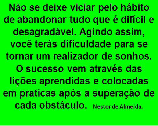 Conselho do dia 10/08/18