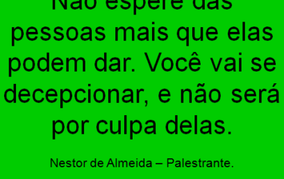 Conselho do dia 01/05/2018