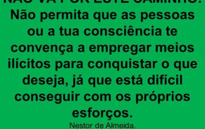 Dica de sucesso! Dia 02/04/2018