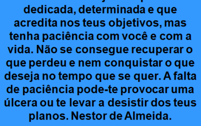 Conselho do dia 14/07/18