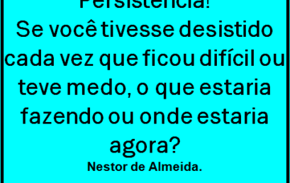 Conselho do dia 04/09/18