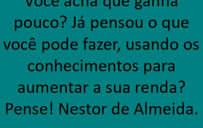 Conselho do dia 07/11/18