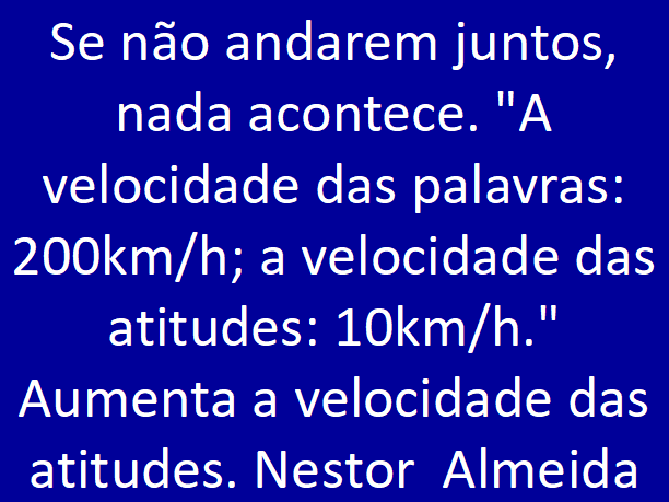 Conselho do dia 08/11/18