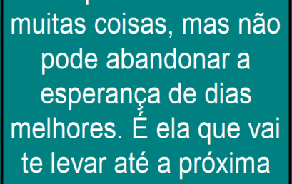 Conselho do dia 18/12/18