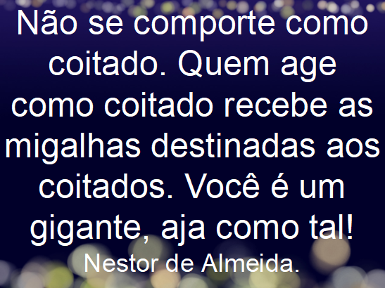 Dica do dia 31/03/2019