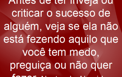 Para refletir. Dia 16/05/2019