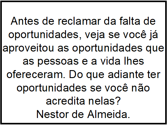 Conselho do dia 05/05/2019