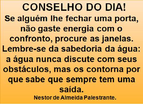 Conselho do dia 27/05/2019