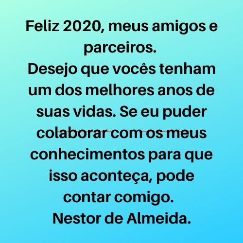 Feliz 2020!