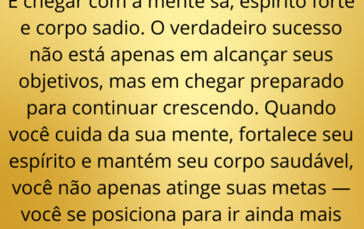 Para refletir.